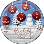 Logo of Christmas Snow HD Watch Face android Application 