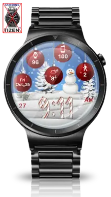 Christmas Snow HD Watch Face android App screenshot 8